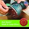GATOR FINISHING PRODUCTS 5" Random Orbit Hook &amp; Loop Red Resin Aluminum Oxide Sanding Discs, 8-Hole, 120 Grit, 50 Pack