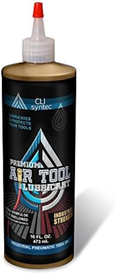 CLIsyntec Premium Air Tool Lubricant - 16 FL. OZ. Industrial Pneumatic Tool Oil