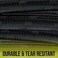 Master Airbrush Premium 6 Foot Nylon Braided Airbrush Hose with Standard 1/8" Size Fitting on One End and a 1/4" Size Fitting on The Other End (Hose Color May Vary)