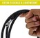 Master Airbrush Premium 6 Foot Nylon Braided Airbrush Hose with Standard 1/8" Size Fitting on One End and a 1/4" Size Fitting on The Other End (Hose Color May Vary)