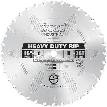 Freud LM72M016: 16" x 36T Heavy-Duty Rip Blade
