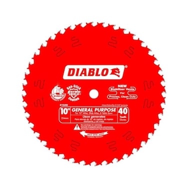 ديابلو شفرة منشار للأغراض العامة 40 سن D1040X (10 انش)