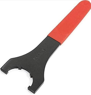 rilexAwhile Red Collet Chuck Wrench Spanner for ER32 Clamping Nut and Screw