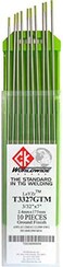 CK Worldwide T3327GTM LaYZr Tungsten Electrode 3/32" x 7", 10 pack