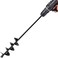 TCBWFY Auger Drill Bit 1.8x14.6inch Garden Plant Flower Bulb Auger Rapid Planter Bulb &amp; Bedding Plant Auger for 3/8" Hex Drive Drill Earth Auger Drill Fence Post Umbrella Hole Digger