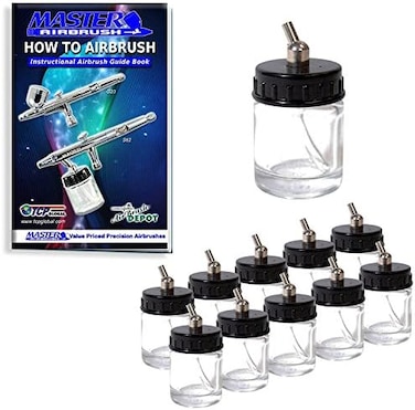 Master Airbrush Brand Box of 10-each TB-002 3/4-Ounce, (22