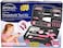 Apollo Tools 135 Piece Household Pink Hand Tools Set with Pivoting Dual-Angle 3.6 V Lithium-Ion Cordless Screwdriver - DT0773N1