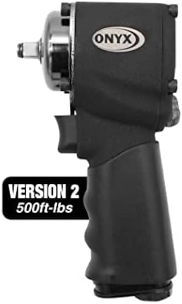 Astro Pneumatic Tool 1828 ONYX 3/8" Nano Impact Wrench v2-500ft/lb