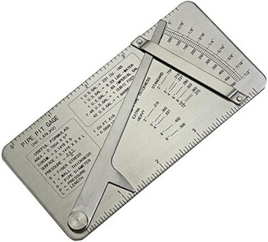 RIVERWELD Pipe Pit Welding Gauge Gage Test Ulnar Welder Inspection