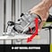 Rockwell 4-1/2&rdquo; Compact Circular Saw, 5 amps, 3500 rpm, with Dust Port and Starter Kit&ndash; RK3441K, Black