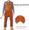 QeeLink Leather Welding Apron Split Leg for Men - Heavy Duty Spark   Flame   Heat Resistant Bib Apron, Brown, 24 x 52-inch