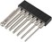 Toolcool 7pcs Metric Ball End Hex Screwdriver Bit Set 1/4 Inch Hex Shank Ball End Allen Driver bits Magnetic 65MM Length 2MM 2.5MM 3MM 4MM 5MM 6MM 8MM