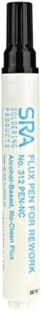 SRA Soldering Products #312 Flux Pen Low-Solids, No-Clean 10ml - Refillable