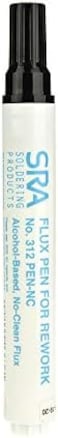 SRA Soldering Products #312 Flux Pen Low-Solids, No-Clean 10ml - Refillable