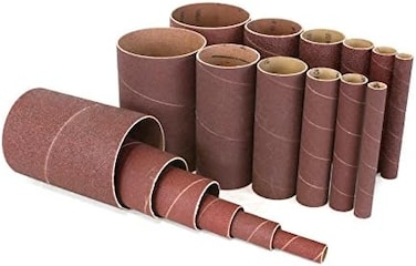 دابليو اي ان اغلفة صنفرة مغزل للحبيبات المتنوعة 6510SPC (عبوة من 18 قطعة)