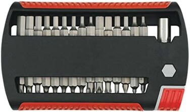 Wiha 79495 31 Piece XLSelector Bit Set with Slotted Phillips TORX Hex Bits, 1-3/8 Inch