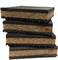PneumaticPlus 4 Pack of Anti Vibration Pads 4" x 4" x 7/8" Rubber/Cork Vibration isolation pads
