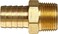 Anderson Metals Brass Compression Hose Fitting Connector, Barb x NPT Male 3/4" Barb x 1/2" NPT Male 57001-1208 1