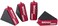 Milescraft 1600 TriGrips - Triangle Bench Cookie Work Grippers, for Woodworking, Painting, Raising and Leveling 4-pack