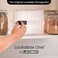Lockabox One   Compact and Hygienic Lockable Box for Food, Medicines and Home Safety (Crystal)