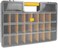 Performance Tool W54037 26 Adjustable Compartment Hardware Organizer Box With Dividers - Durable Plastic Screw Organizer For Nuts, Bolts, Screws, Nails, and Small Hardware