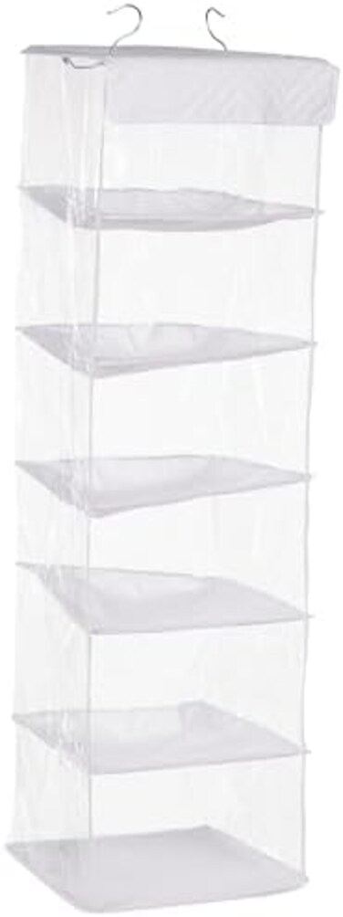 Whitmor 6-Shelf Hanging Accessory Bag