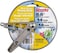 Strata 90287 55" Stand MTL Pulley, Silver, 5.5