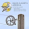 Strata 90287 55" Stand MTL Pulley, Silver, 5.5