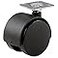 Shepherd Hardware 9417 2-Inch Office Chair Caster, Twin Wheel, 1-1/2-Inch Sq. Plate, 75lb Load Capacity, 2-Pack,Black
