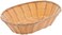 Update International (BB-97) 9 1/2" x 7" Oval Natural Color Woven Basket