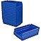 Akro-Mils 30130 12-Inch by 6-Inch by 4-Inch Clear Plastic Nesting Shelf Bin Box, 12-Pack