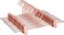 Koobay Pants Hangers 11.8" Space Saving Rose Gold Clothes Skirts Hanger 20 Pack Adjustable Clips for Jeans Trousers Display Closet Storage Scarves Slack Garment Multifunctional Rack