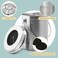 Epica Stainless Steel Compost Bin 1.3 Gallon, Charcoal Filter