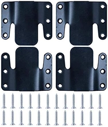 LazyMeUniversal Sectional Sofa Interlocking Sofa Connector Bracket with Hardware- 2 Sets, 4 Piece