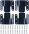 LazyMeUniversal Sectional Sofa Interlocking Sofa Connector Bracket with Hardware- 2 Sets, 4 Piece