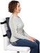 OPTP Thoracic Lumbar Back Support - Soft Seating Cushion for Car Seats, Desk Chairs, Airplanes, Stadiums &amp; Theaters Providing Complete Sitting Support