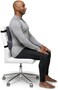 OPTP Thoracic Lumbar Back Support - Soft Seating Cushion for Car Seats, Desk Chairs, Airplanes, Stadiums &amp; Theaters Providing Complete Sitting Support