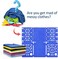 BoxLegend V3 Shirt Folding Board T Shirts Clothes Folder Durable Plastic Laundry Folders Folding Boards, Blue