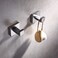 TASTOS 5YVH Stainless Steel Hook Brushed Silver, Acrylic