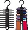 Tenby Living 2-Pack Black Tie Rack, Organizer, Hanger, Holder - Affordable Ti.