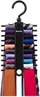 Tenby Living 2-Pack Black Tie Rack, Organizer, Hanger, Holder - Affordable Ti.
