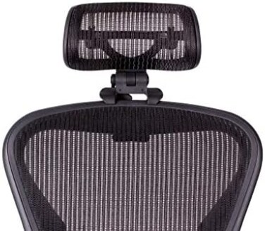 Engineered Now The Original Headrest for The Herman Miller Aeron Chair H3 Carbon   Colors and Mesh Match Classic Aeron Chair 2016 and Earlier Models   Headrest ONLY - Chair Not Included