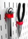 Wall Control KT-200-DLX R Slotted Storage Panel Deluxe Hook Kit, Red
