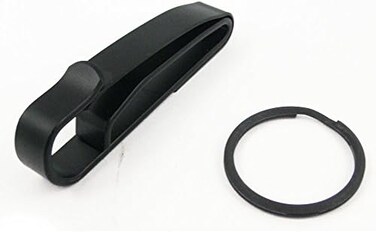 Zak Tool Key Ring Belt Holder - No. 55 - for 2.25-inch Sam Browne Belt - 2 Pack black