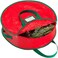 Handy Laundry, Christmas Wreath Storage Bag - Durable, Tarp Material, Zipper, Sturdy Carry Handles, Pest Protection - Ideal Home, Garage Organization for Seasonal Holiday Wreath Decorations. (30")