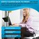 Ergonomic Innovations Orthopedic Donut Pillow: Memory Foam Chair Seat Cushion for Tailbone and Coccyx Pain, Sciatica, and Pressure Relief - Car, Desk, and Office Chair Pad Cushions and Pillows