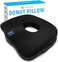 Ergonomic Innovations Orthopedic Donut Pillow: Memory Foam Chair Seat Cushion for Tailbone and Coccyx Pain, Sciatica, and Pressure Relief - Car, Desk, and Office Chair Pad Cushions and Pillows