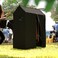 HANGERWORLD Clothes Rack Cover - 4ft Wide, Breathable Nylon, Black with Zipper (Cover Only)
