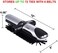 Primode Motorized Tie Rack with LED Lights - Bonus Stainless Steel Tie Clip Set - Stores Up To 72 Ties with 8 Belts, Rotation Operates With Batteries, Includes J Hooks for Wire Shelving