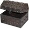 Vintiquewise Vintage Caribbean Pirate Chest, Vintage Black